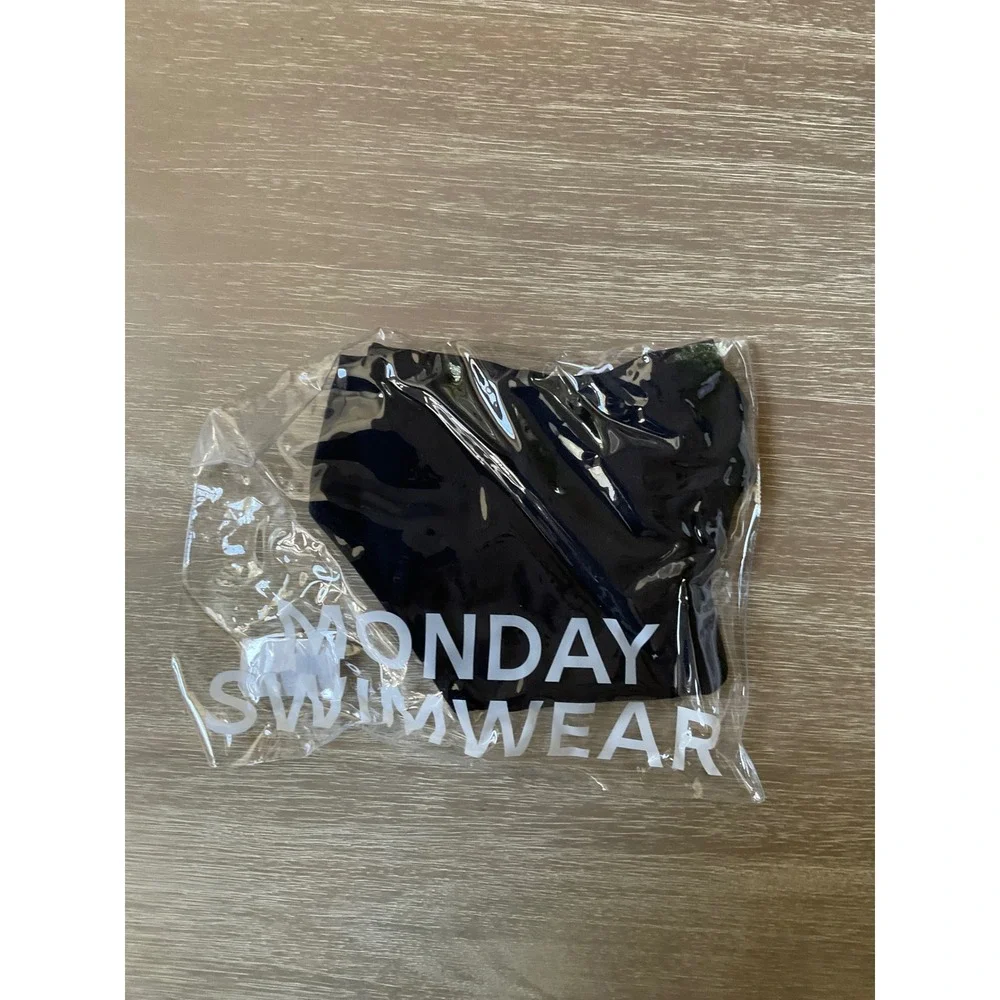 Monday Swimwear Tamarama Bikini Bottom Black Small New With Tags